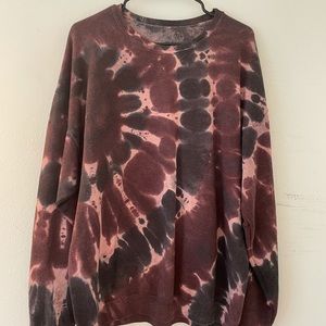 urban outfitters tie dye oversized crewneck